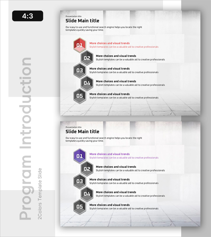 프로그램 도입 효과를 시각화한 슬라이드