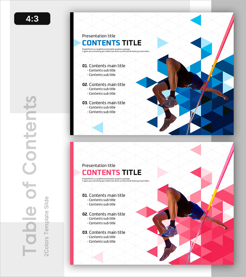 유산소 스포츠 템플릿 목차 – 활동의 개요