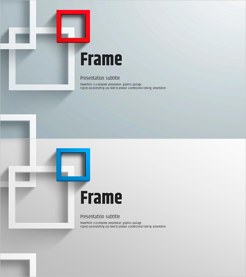 사각형 프레임 템플릿으로 직관적인 표지 디자인