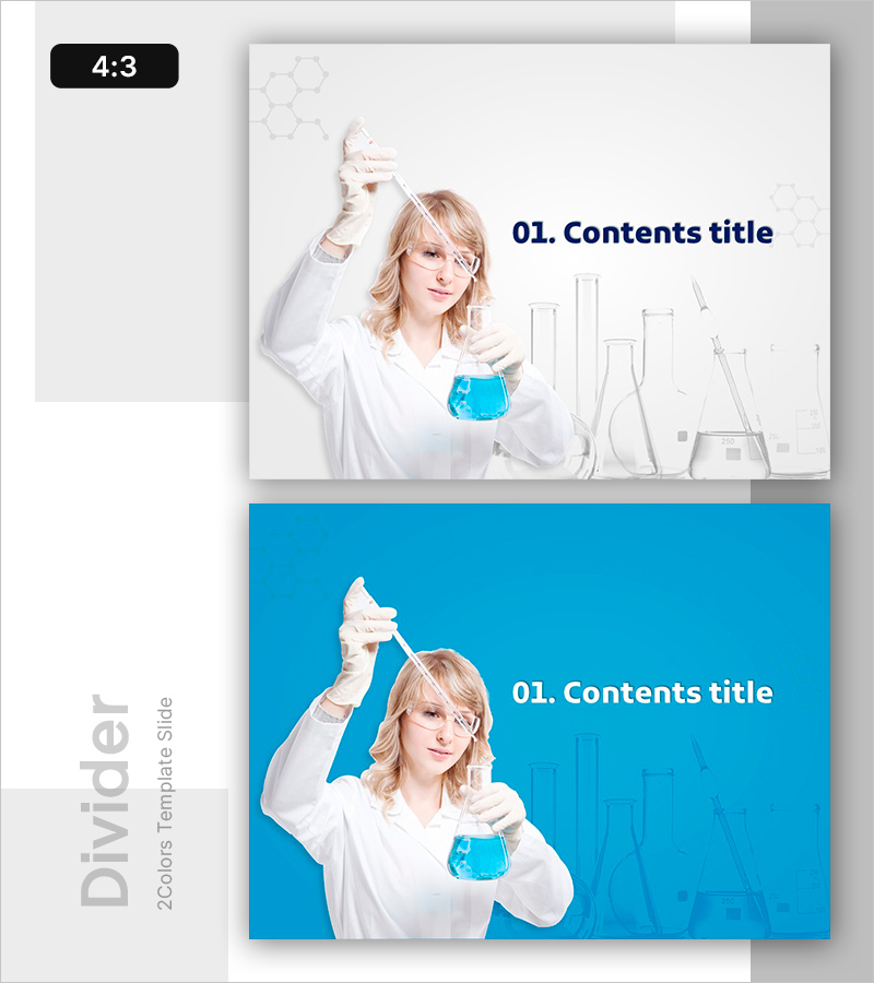 화학 약품 연구 PPT 간지