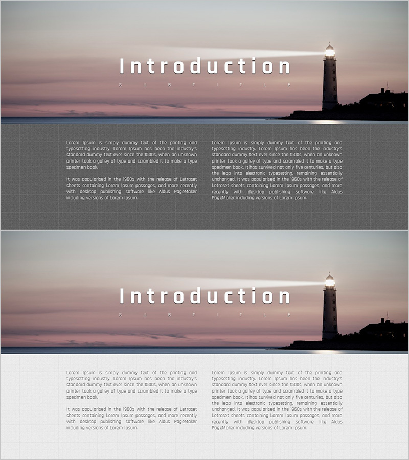 모눈종이 템플릿 – 환영 및 소개를 위한 슬라이드