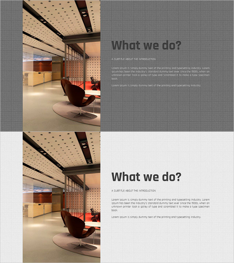 모눈종이 템플릿으로 사업비전 및 전략을 표현하다