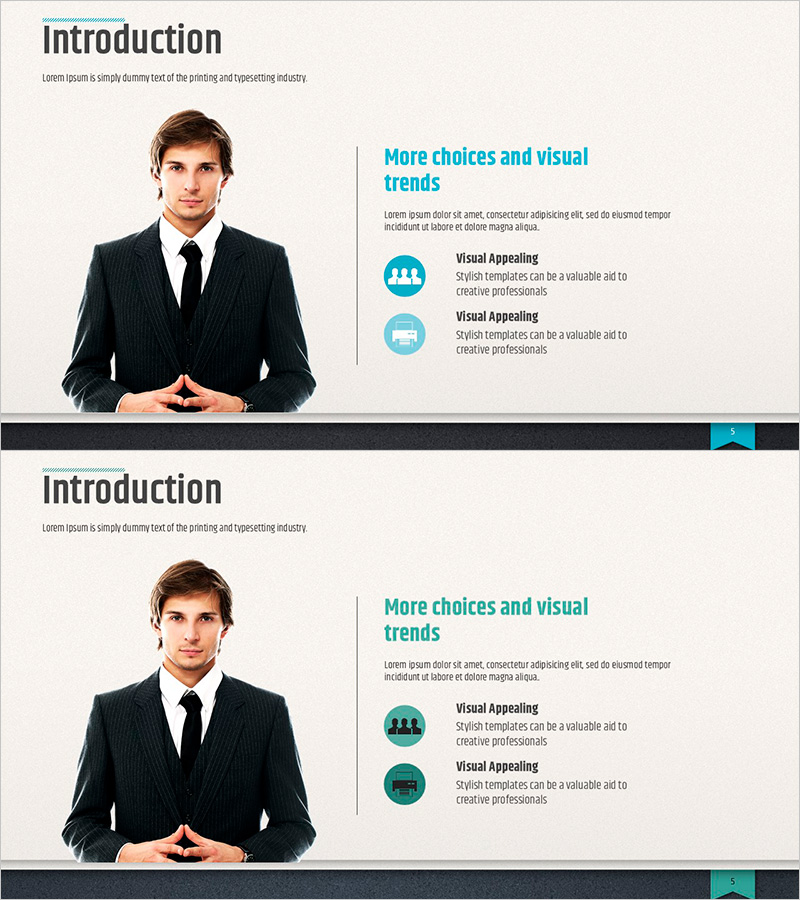 모던 비즈니스 템플릿 소개 – 전문성과 현대적 감각을 담다