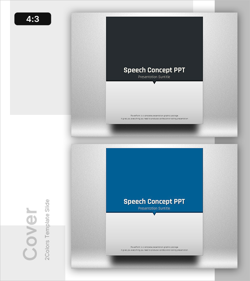 스피치 콘셉트 표지: 완벽한 프레젠테이션 만들기