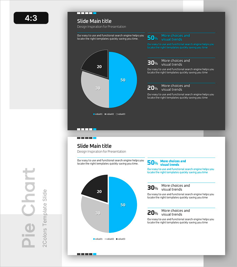 파이 차트 분석으로 저변 확대 – 시장 점유율 통계