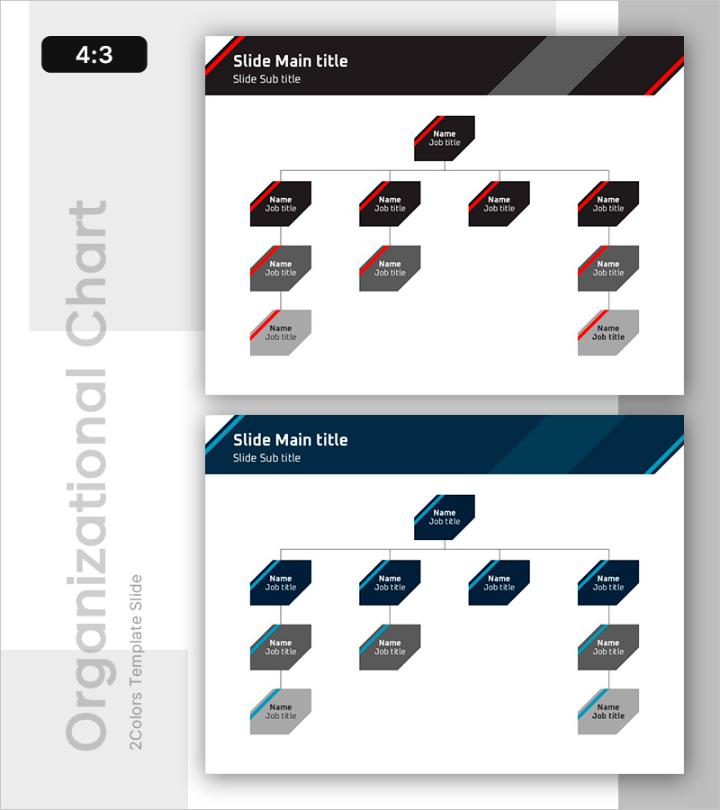 사선박스 조직도 – 명확한 조직 구조 시각화