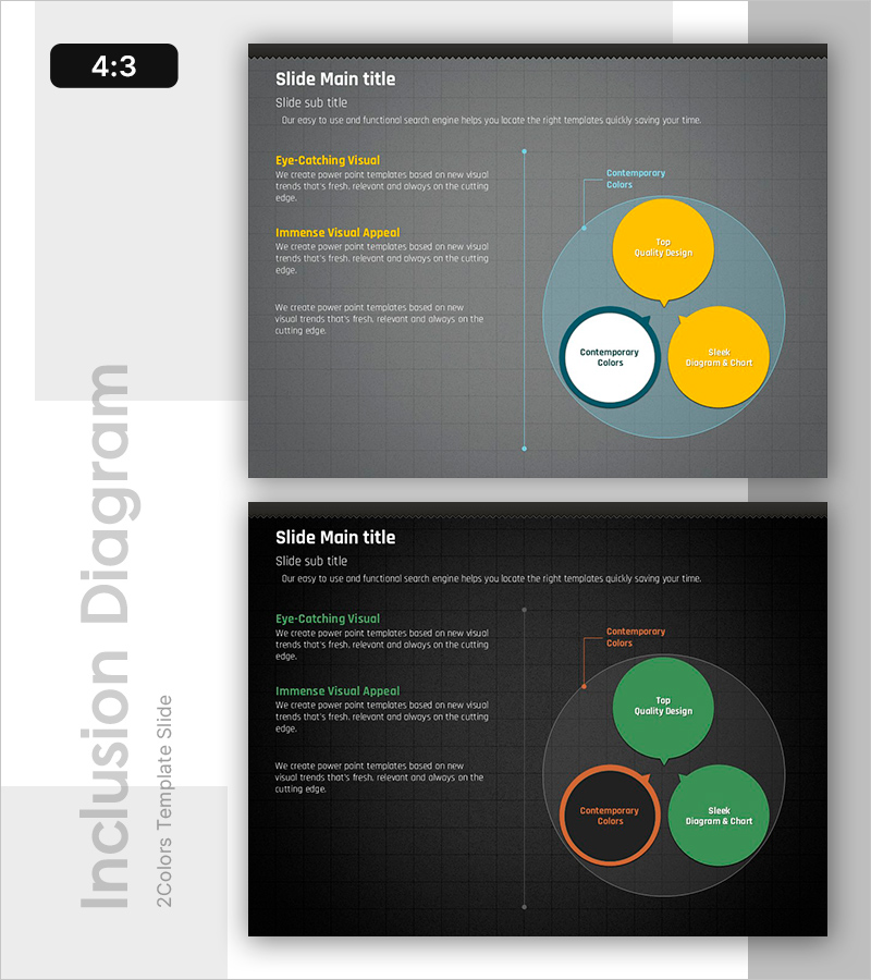 세련된 다이어그램으로 최신 디자인 시각화 – 모던한 프레젠테이션