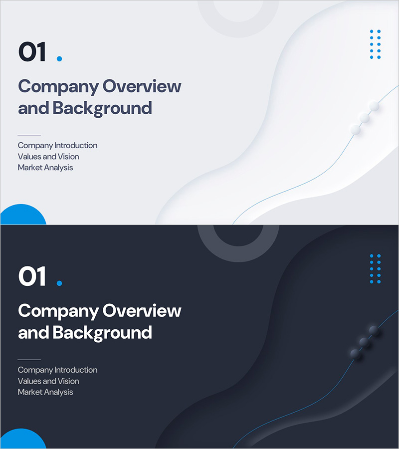 브랜드 배경 간지 - 효과적인 기업 소개