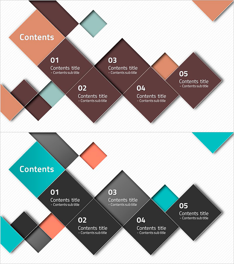 마름모 템플릿 목차 – 확인된 정보를 한눈에