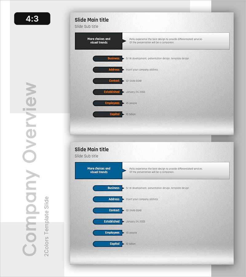 스피치 콘셉트: 회사개요 – 비즈니스의 시작과 혁신