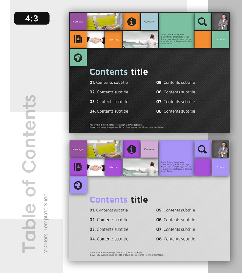 모바일 커뮤니케이션 전략 PPT 목차 – 효과적인 정보 전달