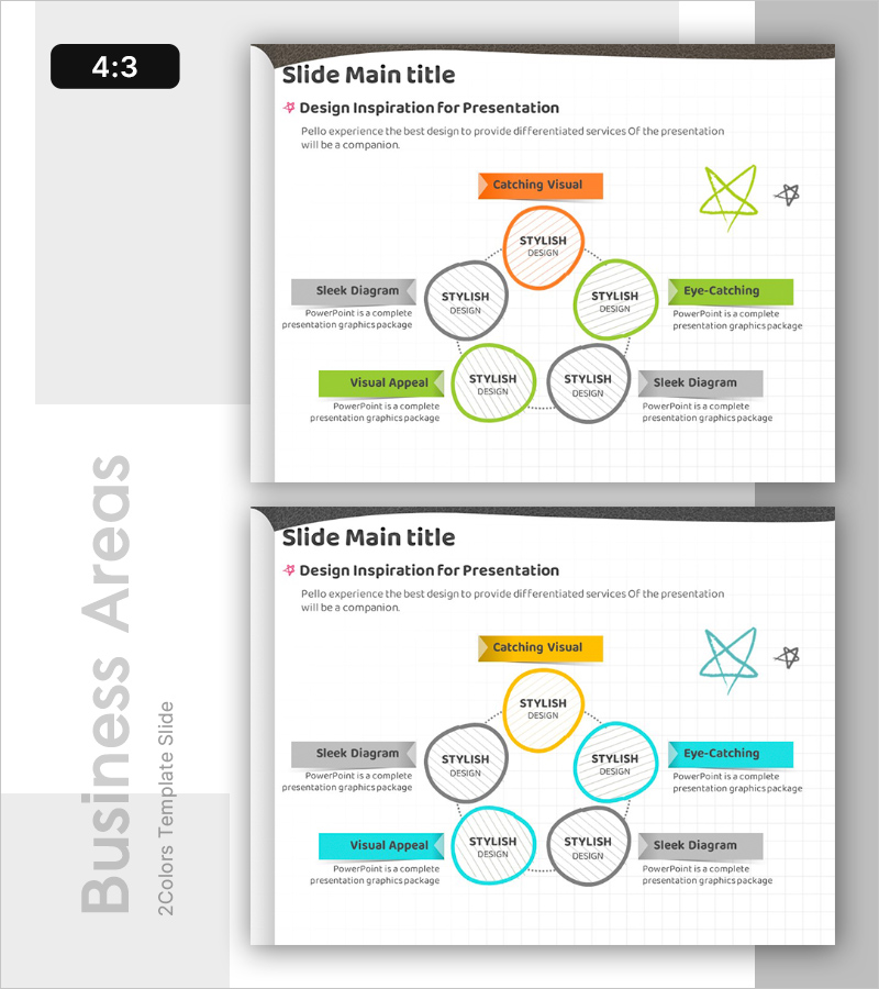프레젠테이션 디자인 영감을 주는 슬라이드