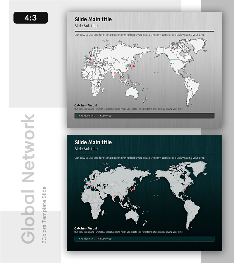 글로벌 네트워크 소개 슬라이드 – 사업의 확장과 가능성