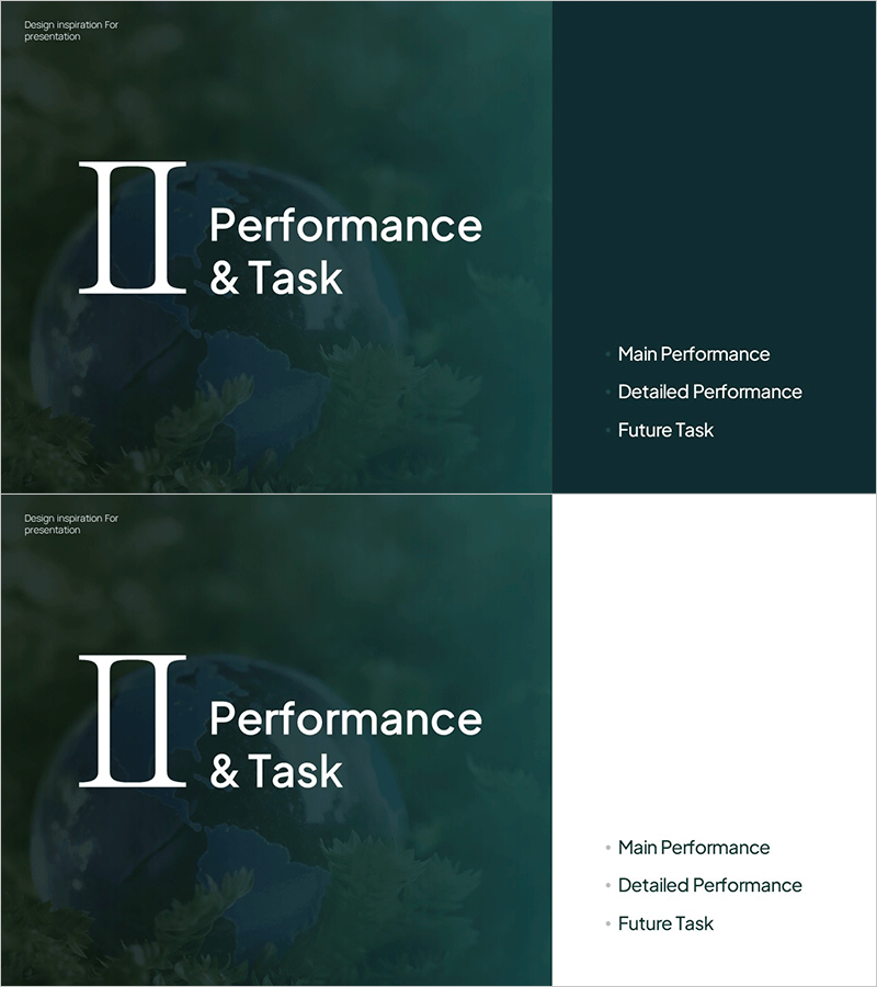 자연 테마 사업보고서 PPT 간지 – 성과 및 과제