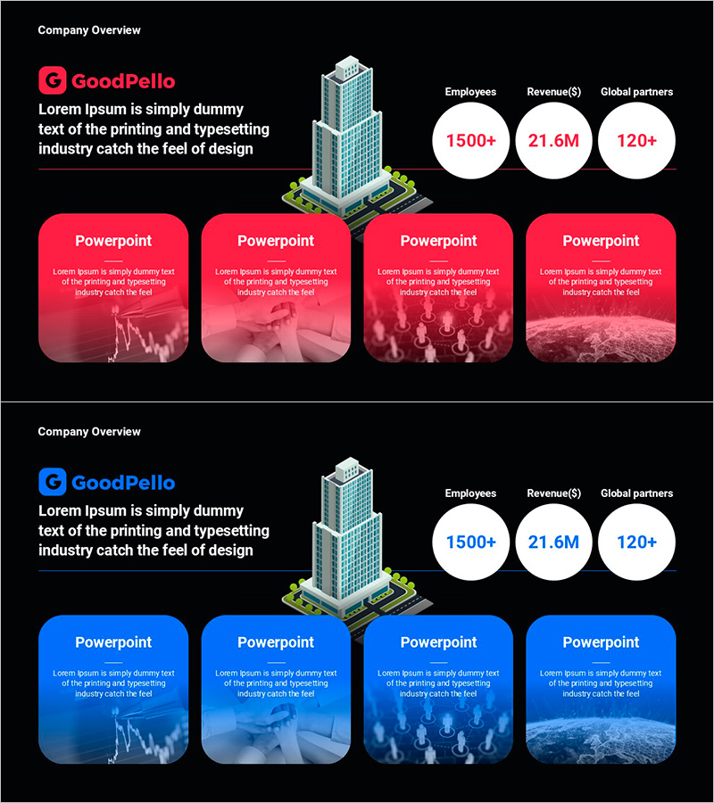 물류산업 회사 개요 슬라이드 – 성공적인 비즈니스 통찰력