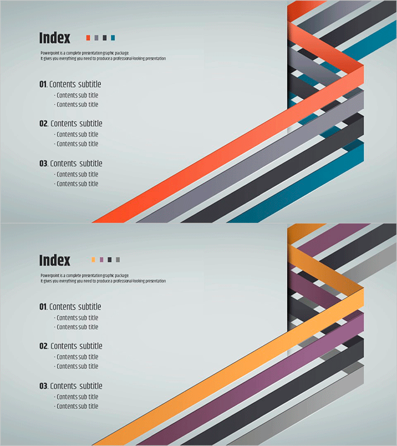 아이디어 도출 템플릿 – 목차 디자인