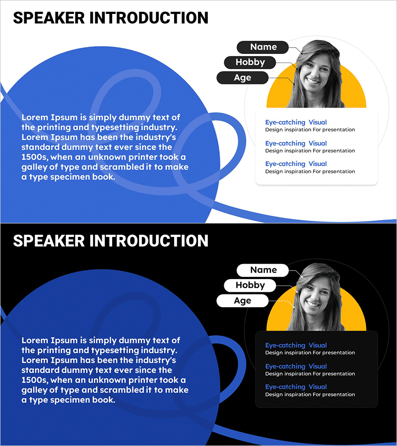 발표자 프로필 소개 슬라이드 – 회사 소개 및 사업 개요