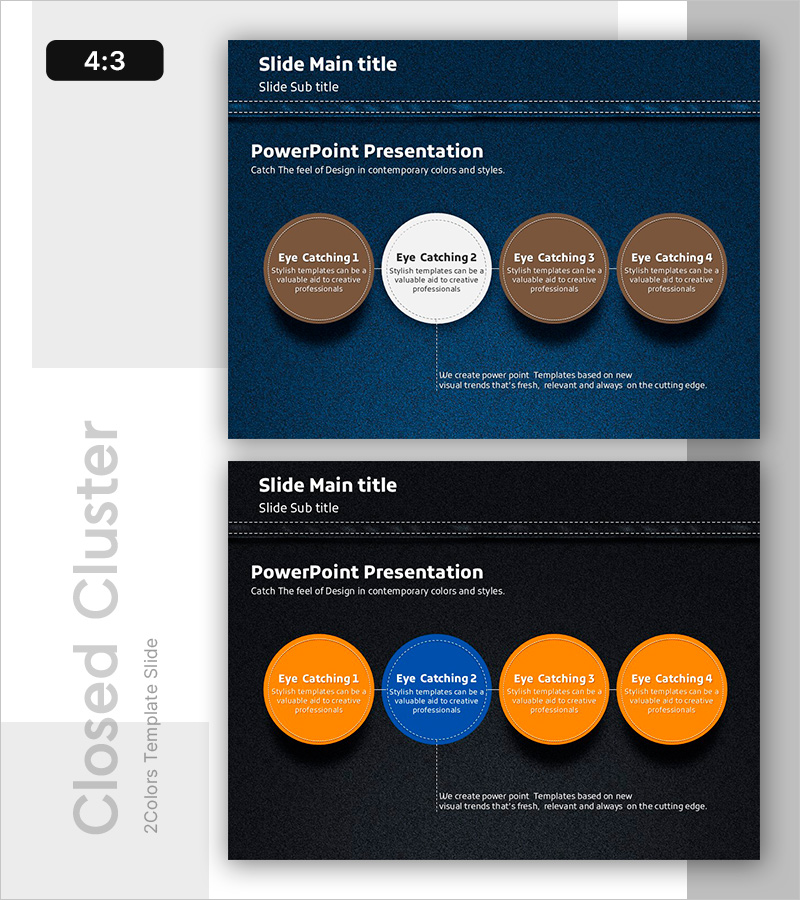 데님 PPT 핵심 키워드 박스