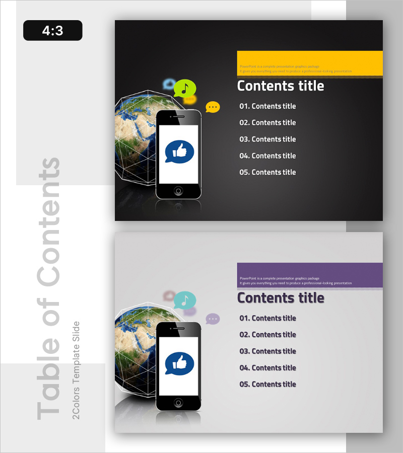 모바일 네트워크 PPT 목차 – 정보 요약과 효율성