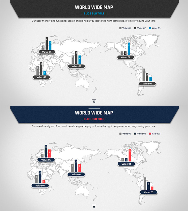 비즈니스 플랜 템플릿 지도
