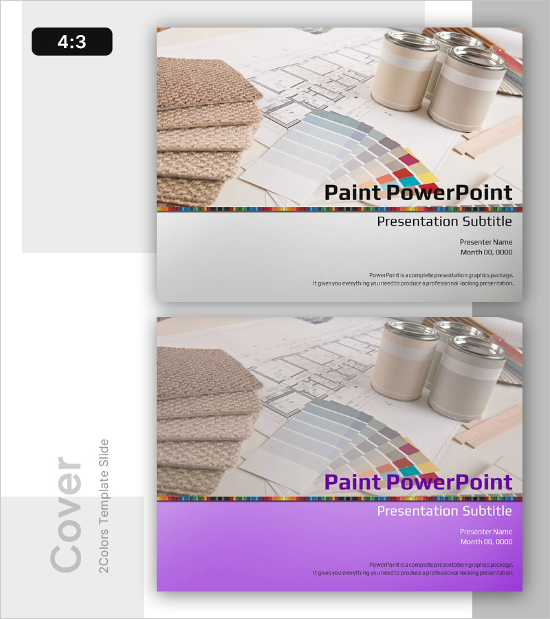 컬러 드로잉 미술 템플릿 표지 – 창의적 비전의 시작