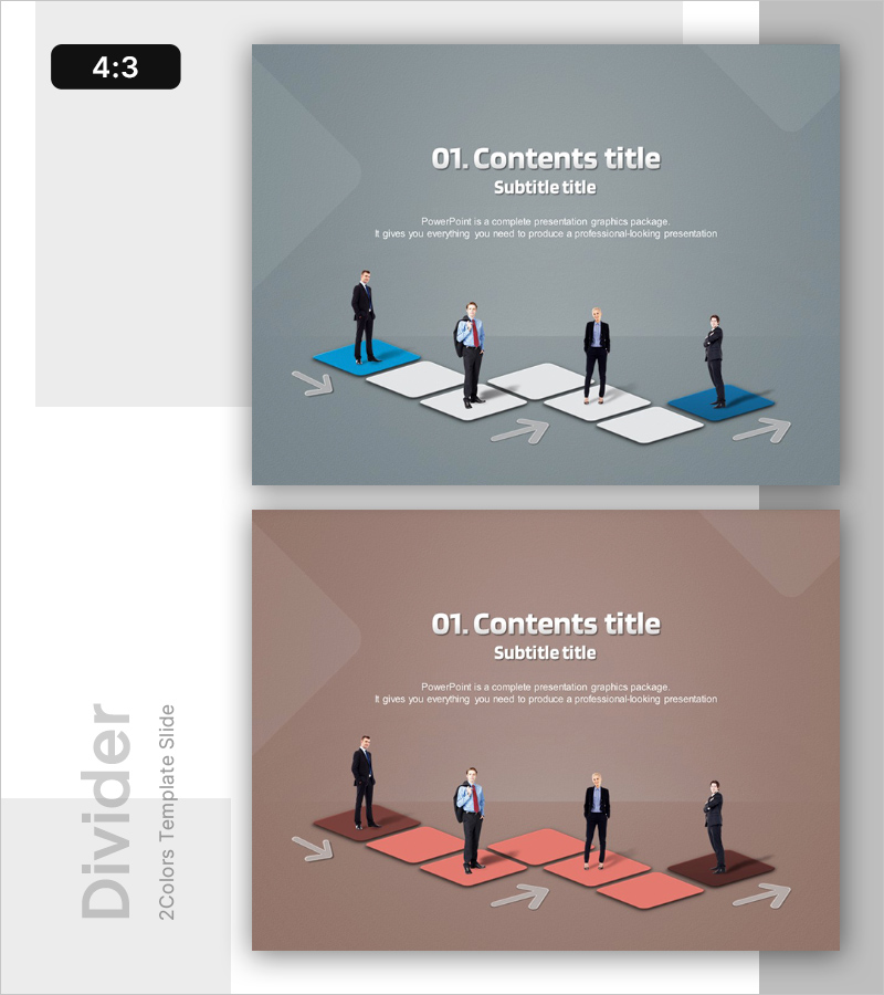 회사원의 성장을 위한 전략 슬라이드 간지