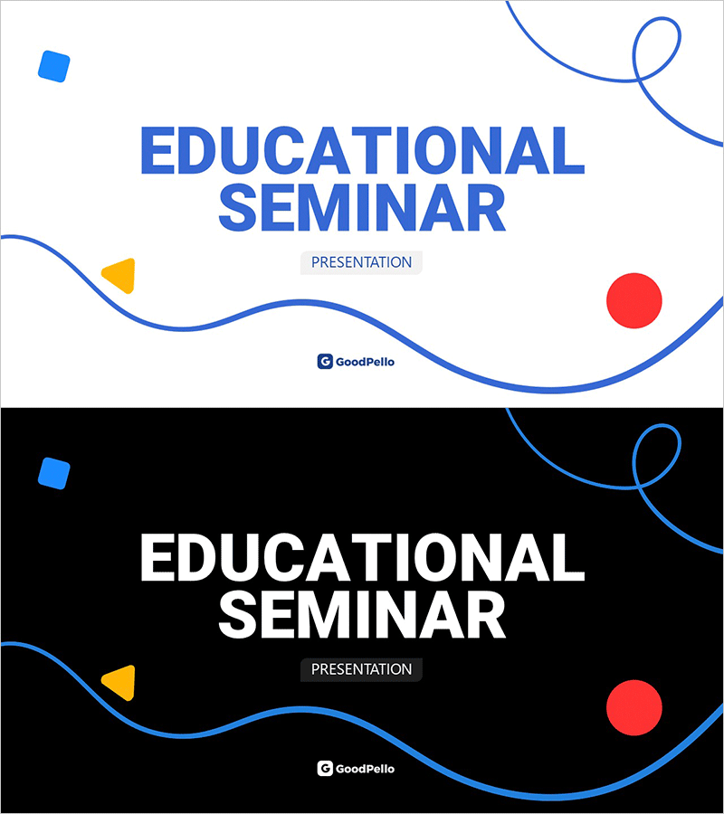 라인드로잉 교육세미나 템플릿 표지