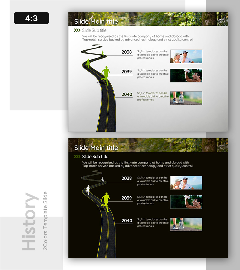 건강 루틴 변화 연혁 – 사업추진 전략을 시각화한 다이어그램