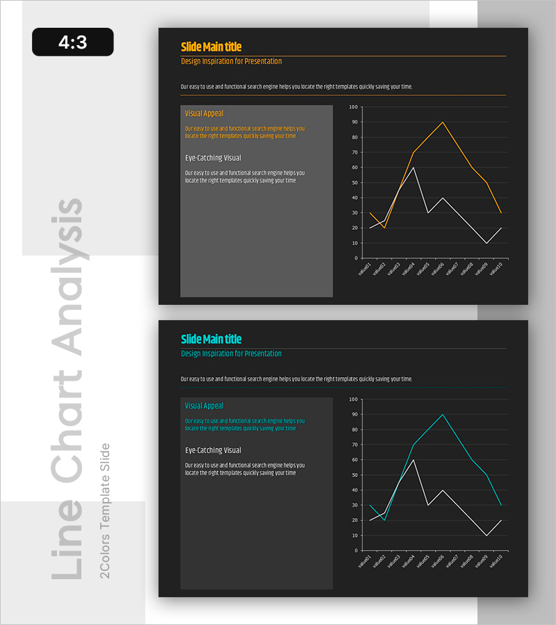 판매 실적 비교 슬라이드 – 시장 분석과 경쟁 우위