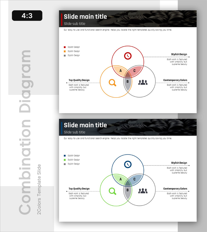 사업 비전 핵심 요인 중첩 다이어그램