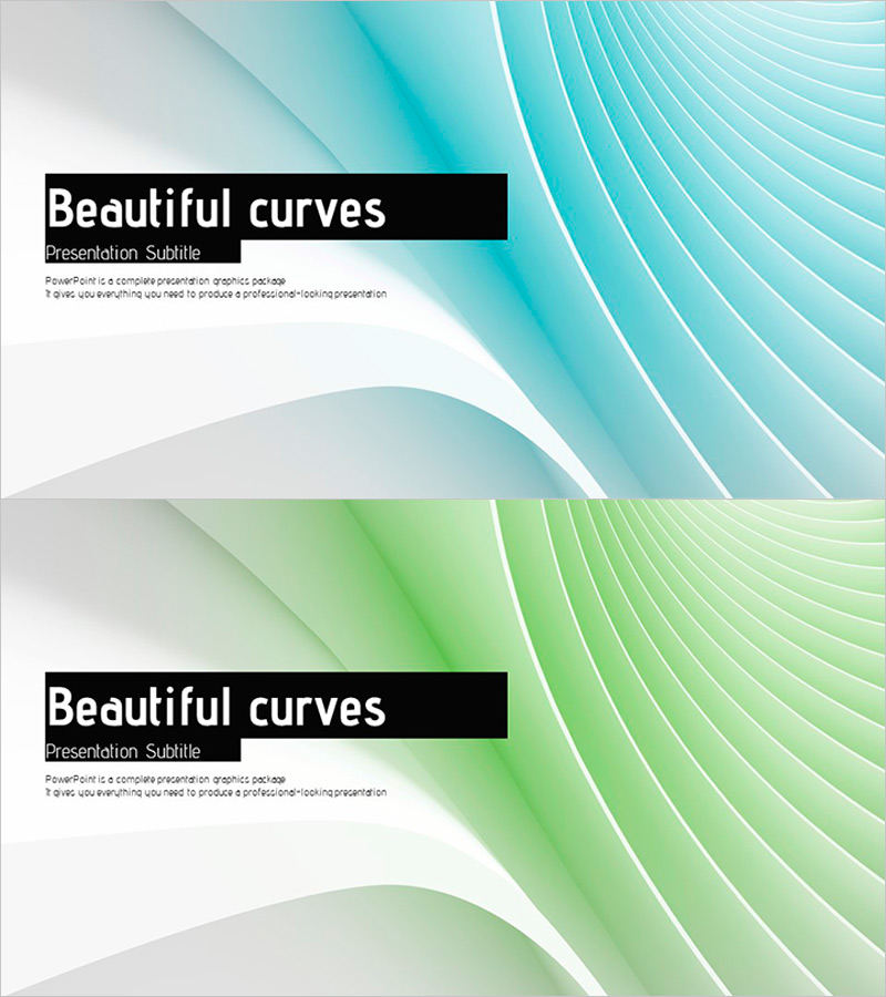 아름다운 곡선 그래픽 표지