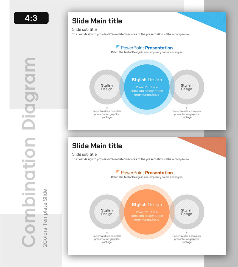사업 핵심 비전 슬라이드 – 클러스터 다이어그램 활용
