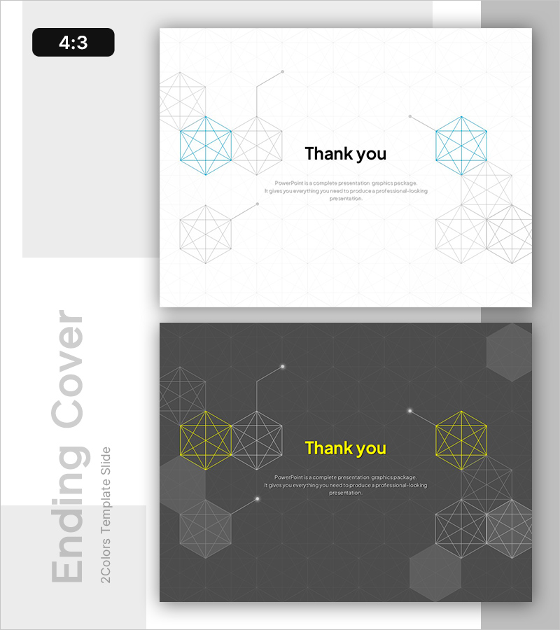 분자 네트워크를 통한 혁신 PPT 엔딩 표지