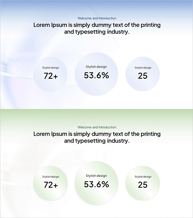 Pastel Gradient Theme Company Introduction Diagram