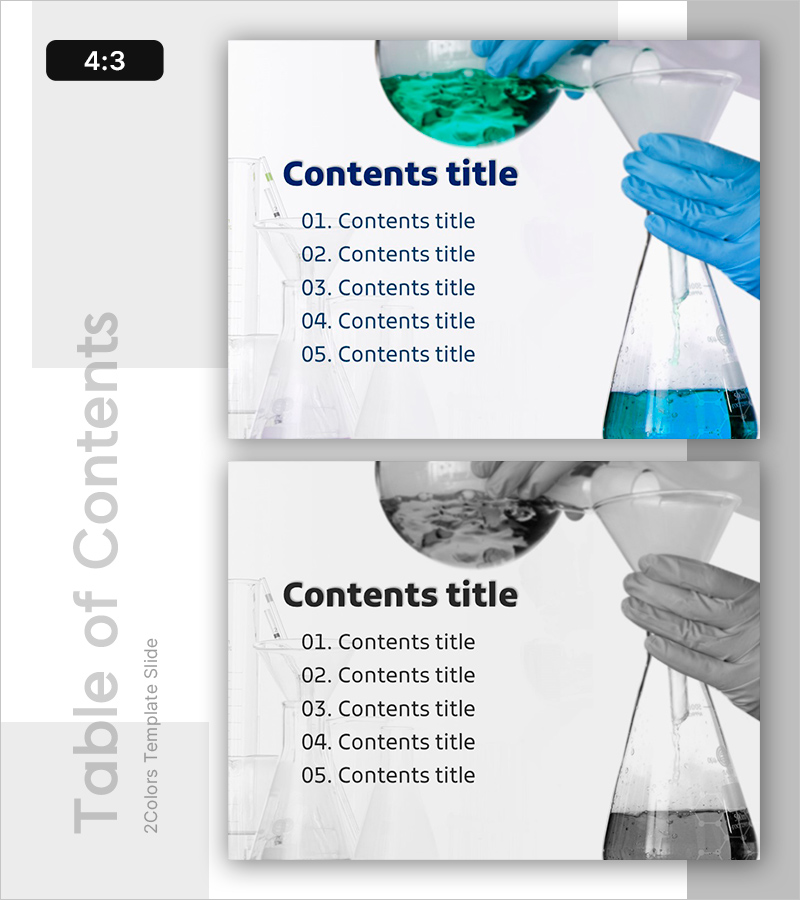 화학 약품 연구 PPT 목차 – 연구의 시작