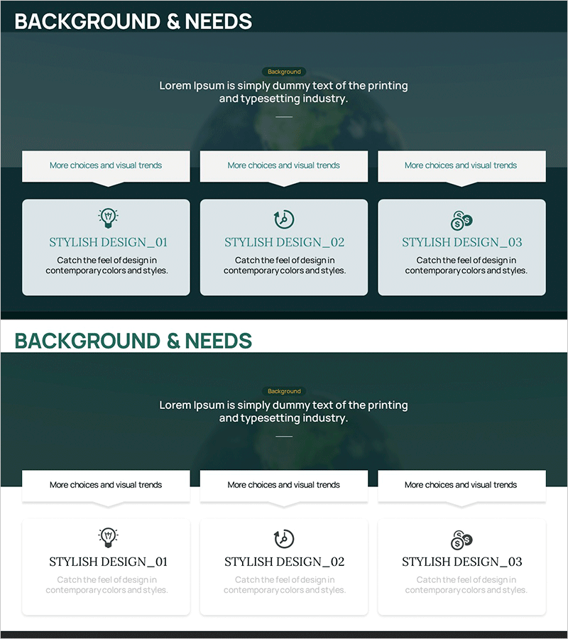사업 배경 & 필요성 다이어그램 – 비즈니스 추진을 위한 클러스터