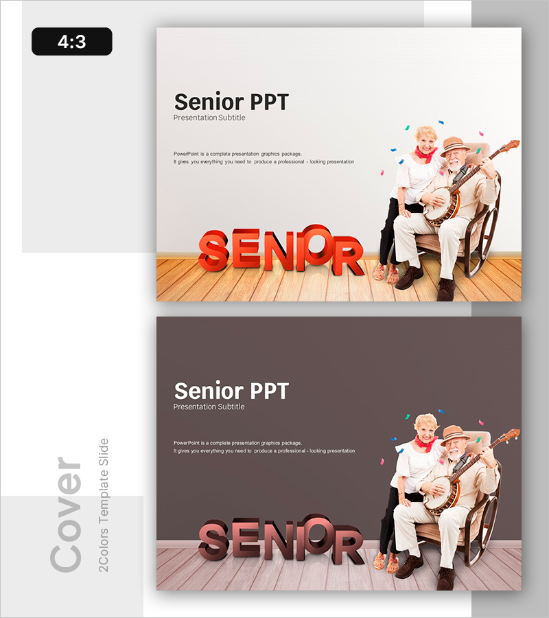 즐거운 은퇴 템플릿 표지 – 따뜻한 추억의 시작