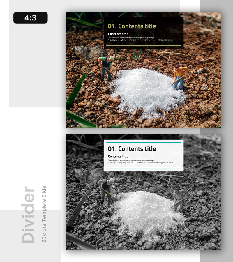 작업현장 슬라이드 간지 – 효과적인 내용 전달