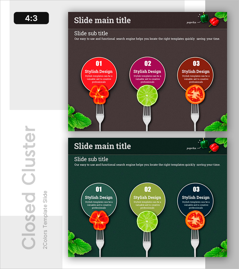 건강한 식사 구성 슬라이드 – 3단계 가이드