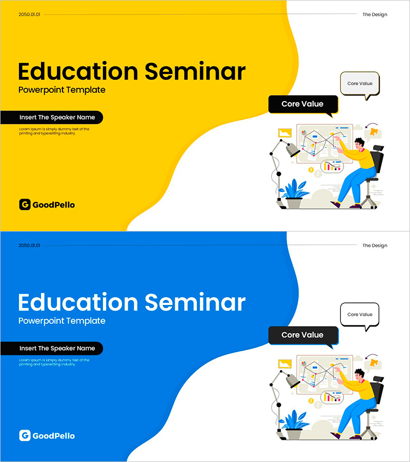 교육 세미나용 PPT 템플릿 – 효과적인 발표를 위한 디자인