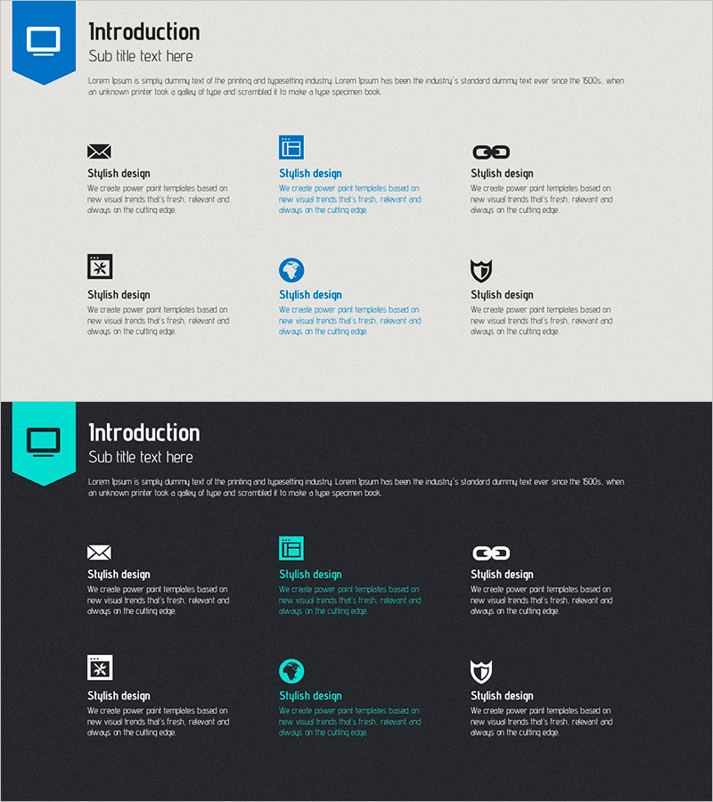 온라인 프레젠테이션 템플릿 소개