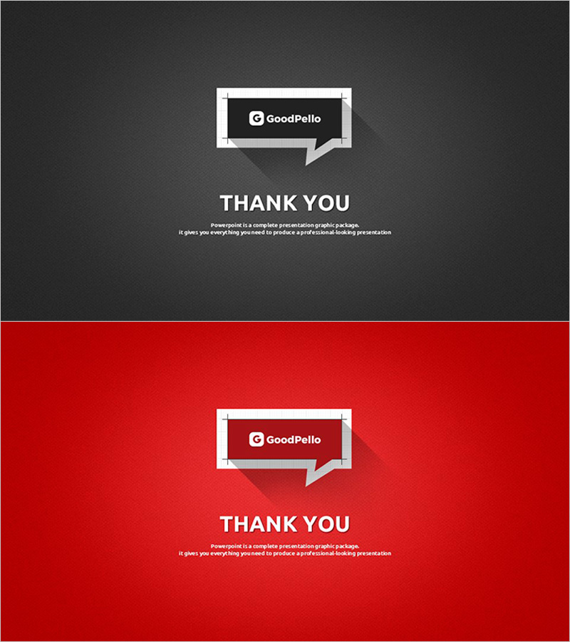 모던 비즈니스 플랜 템플릿 엔딩표지 – 안정적이고 전문적인 인상