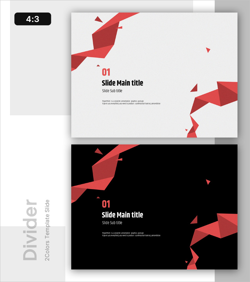 접힌 종이 일러스트 간지 – 프레젠테이션의 핵심