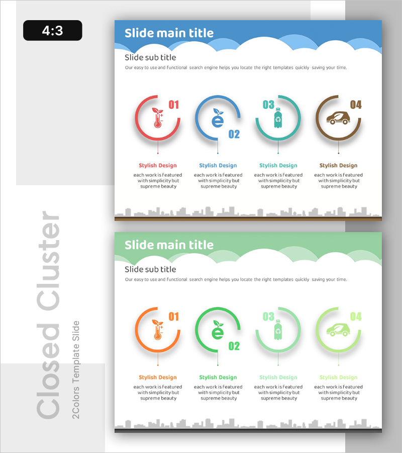 친환경 실행전략을 위한 클러스터 다이어그램