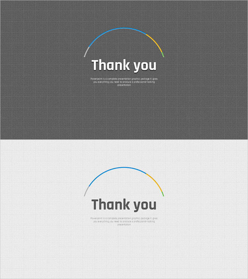 모눈종이 템플릿 엔딩표지 – 완벽한 마무리