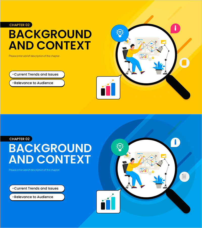Background and Context Slide for Effective Information Delivery
