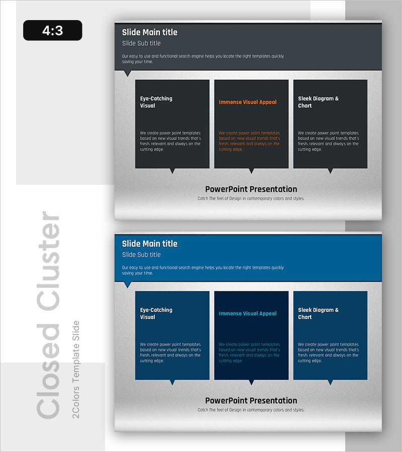 폐쇄형 다이어그램으로 스피치 콘셉트 시각화 – 간결함과 명확성을 강조