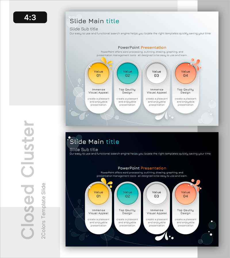 폐쇄형 박스 시스템 모델 – 다이어그램으로 효과적인 제품 소개