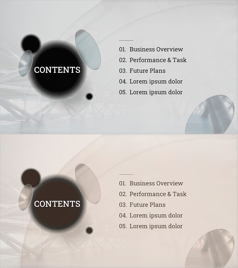 모노톤 그래픽 디자인 사업보고서 목차