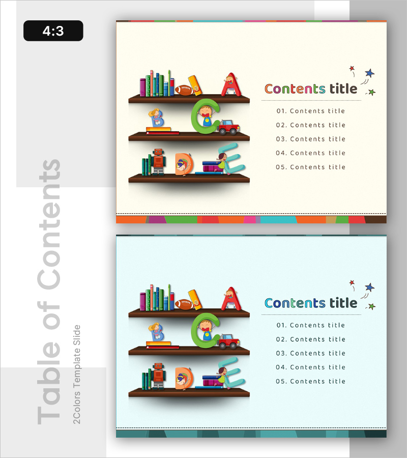알파벳 학습 템플릿 목차 – 어린이 교육에 최적화